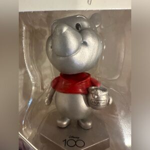 NEW Winnie the Pooh Bear w/ Hunny Jar Disney 100th Anniversary Mini Bobble Head